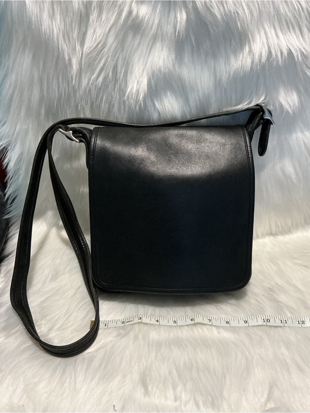 Coach Black Leather Legacy Studio Flap 9144